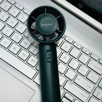 Xiaomi AISOLOVE F01 Handheld Turbo Fan (2000mAh Battery) – Green Color