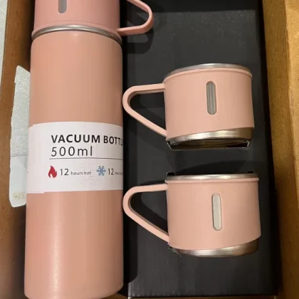 Vacuum flask stainless steel (500 ml flask) (12 hours hot and cold)