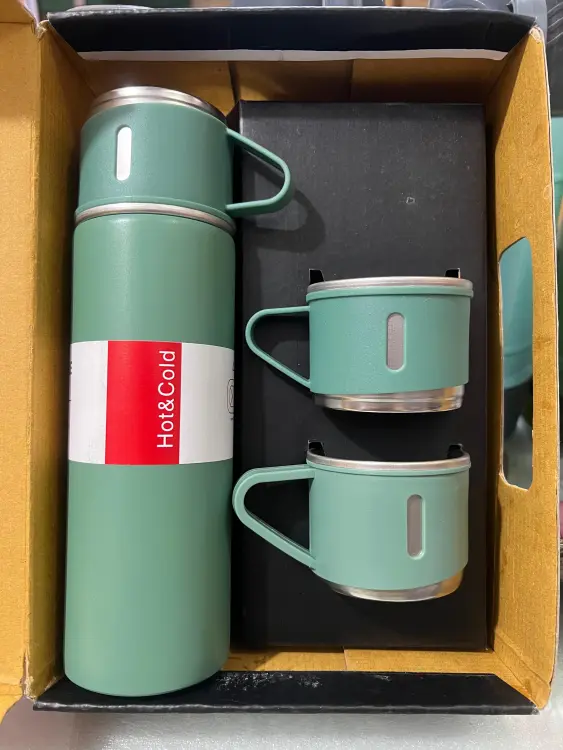 Vacuum flask stainless steel (500 ml flask) (12 hours hot and cold) - Image 2