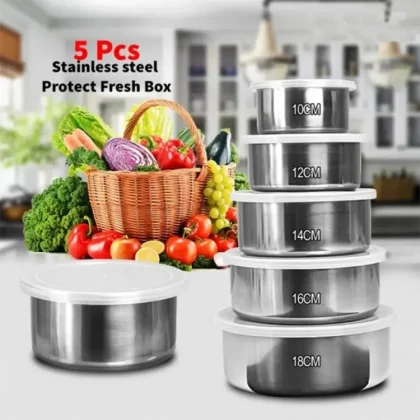 Protects Stainless Steel Fresh Box-5 pcs