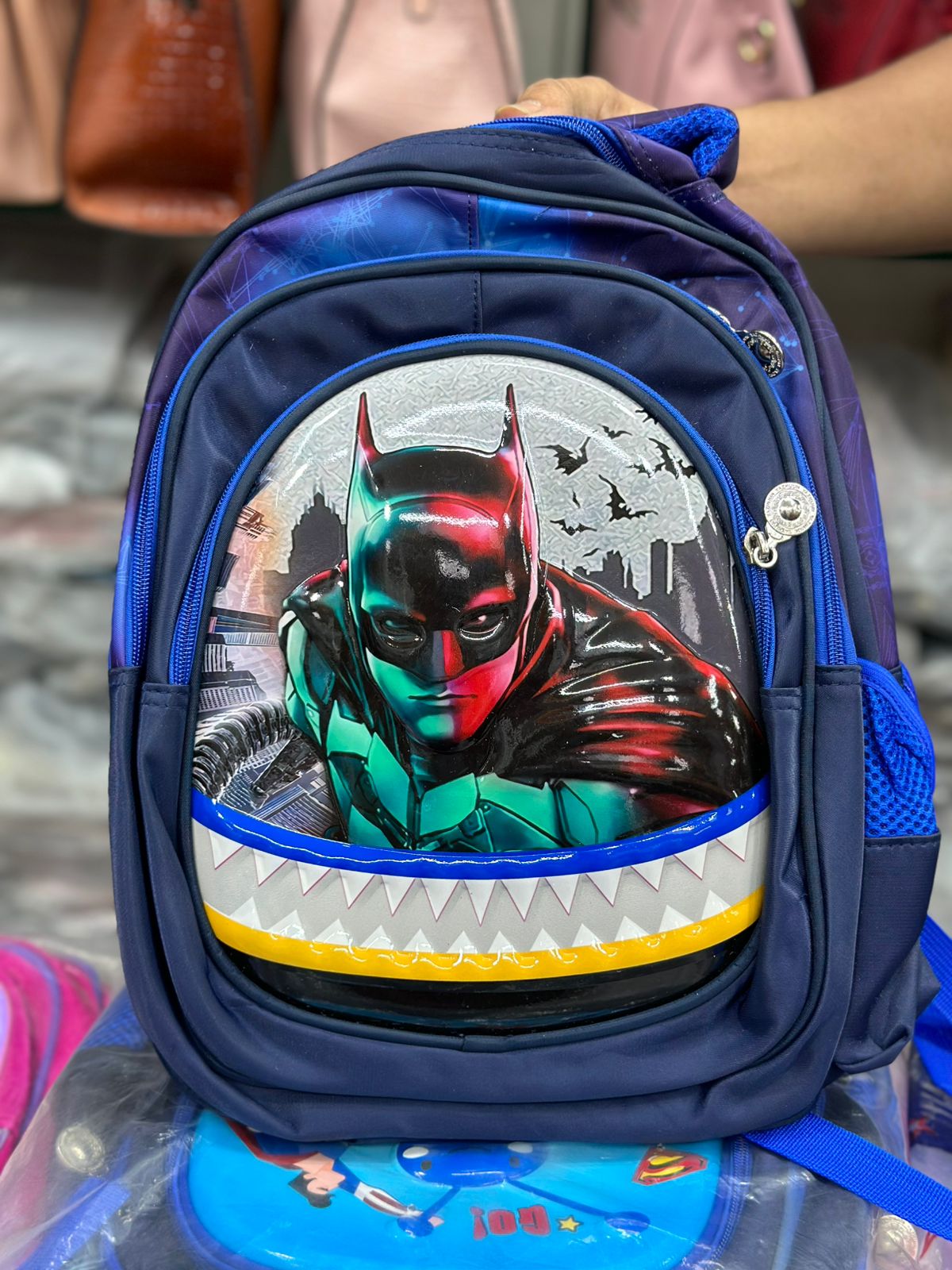 LK/School Backpack for Girls and Boys Embossed Hardcase Unicorn Dinosaur Stegosaurus 3D Pic High Quality Bag Kids School Bag Waterproof & Washable - Image 7