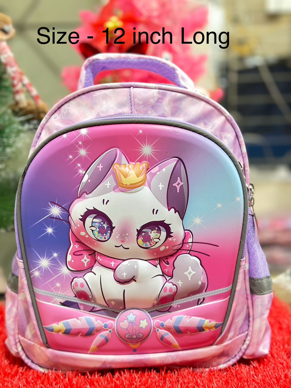 LK/School Backpack for Girls and Boys Embossed Hardcase Unicorn Dinosaur Stegosaurus 3D Pic High Quality Bag Kids School Bag Waterproof & Washable - Image 5