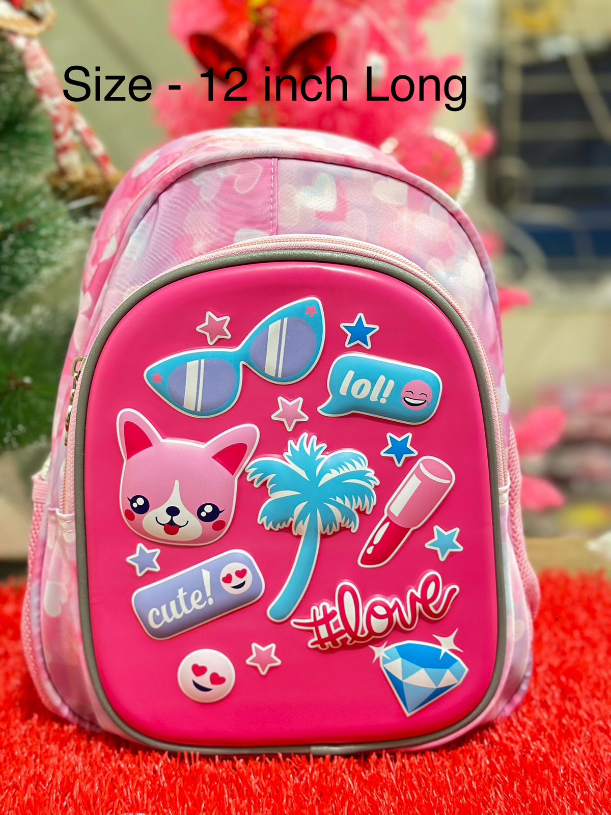 LK/School Backpack for Girls and Boys Embossed Hardcase Unicorn Dinosaur Stegosaurus 3D Pic High Quality Bag Kids School Bag Waterproof & Washable - Image 2