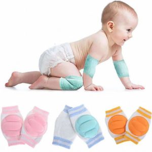 1 Pair (2pcs) Multicolor Baby Knee Pads