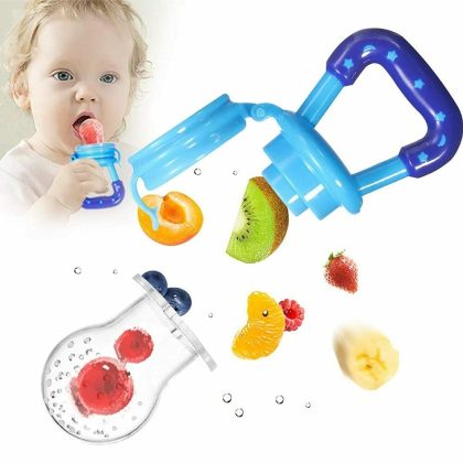 1pcs AppleBear Fruit And Vegetable Nutrition Le Silicone Pacifier 10m+ Multicolor