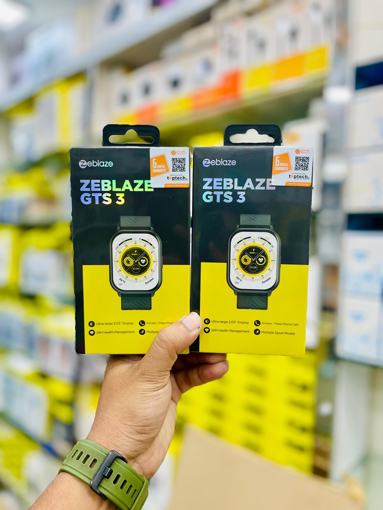 Zeblaze GTS 3 Calling Smartwatch (Black) - Image 3