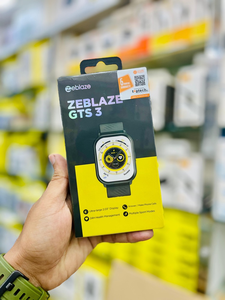 Zeblaze GTS 3 Calling Smartwatch (Black)